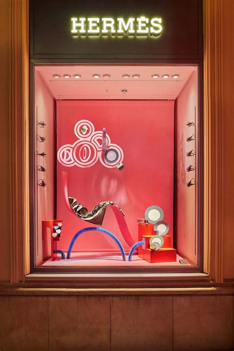 hermes window display 2024|hermes window display.